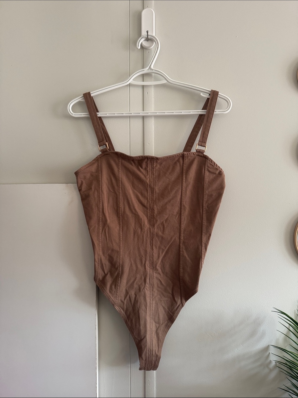 H&M Bodysuit with Gold Accents M